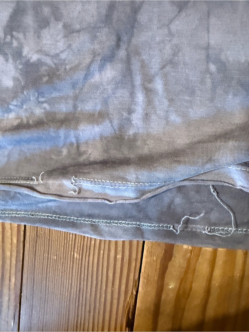 Purusha People Tie-Dye Purple Gray Cat Crescent Moon Hoodie - Picture 9 of 9